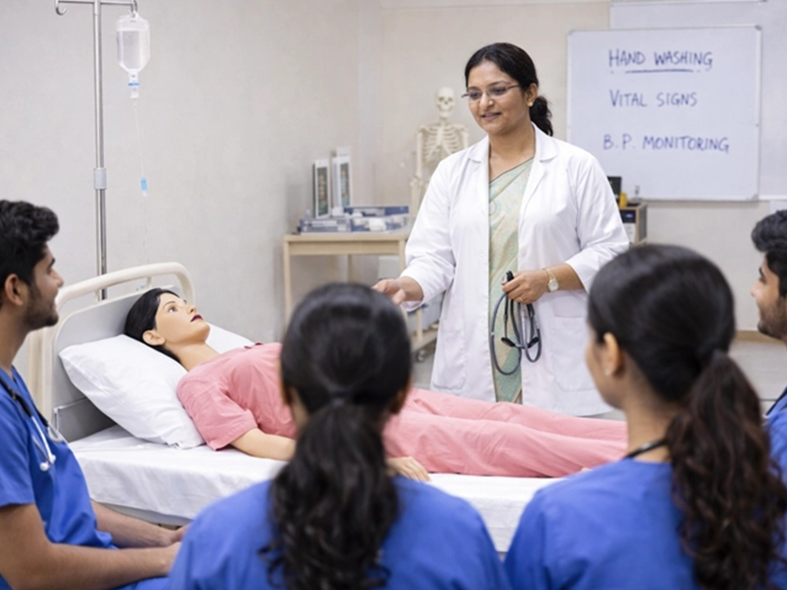 Livingstone Foundation College of Nursing classroom session